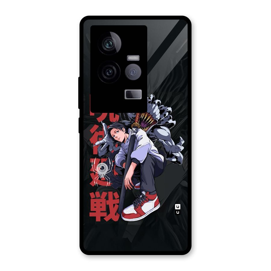 Yuta With Rika Glass Back Case for Vivo iQOO 11 5G