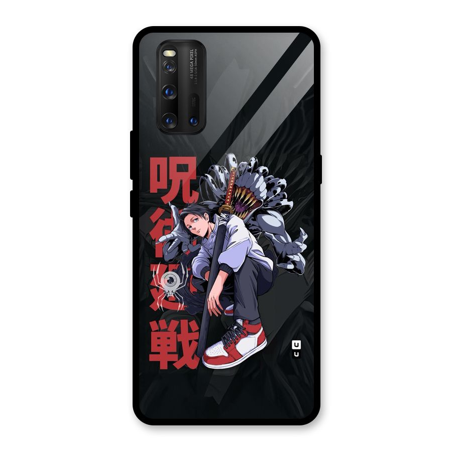 Yuta With Rika Glass Back Case for Vivo iQOO 3