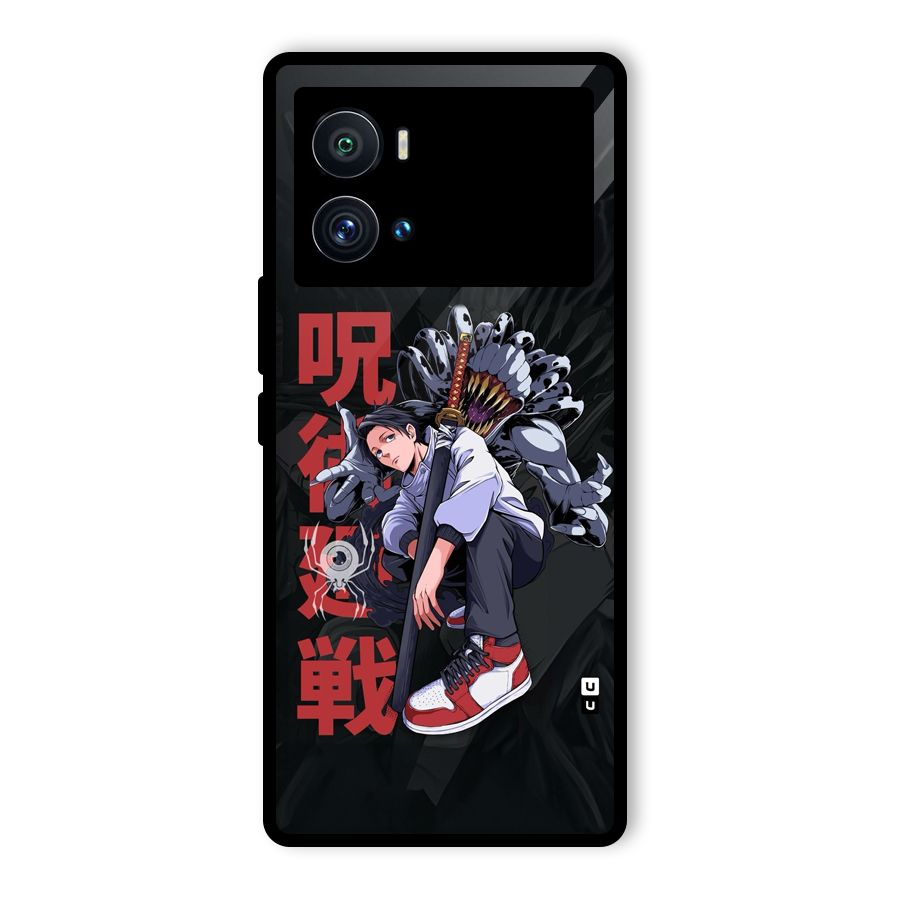 Yuta With Rika Glass Back Case for Vivo iQOO 9 Pro