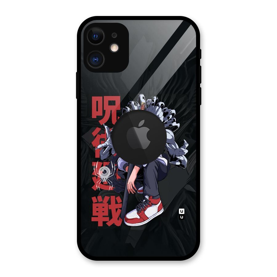 Yuta With Rika Glass Back Case for iPhone 11 Logo Cut