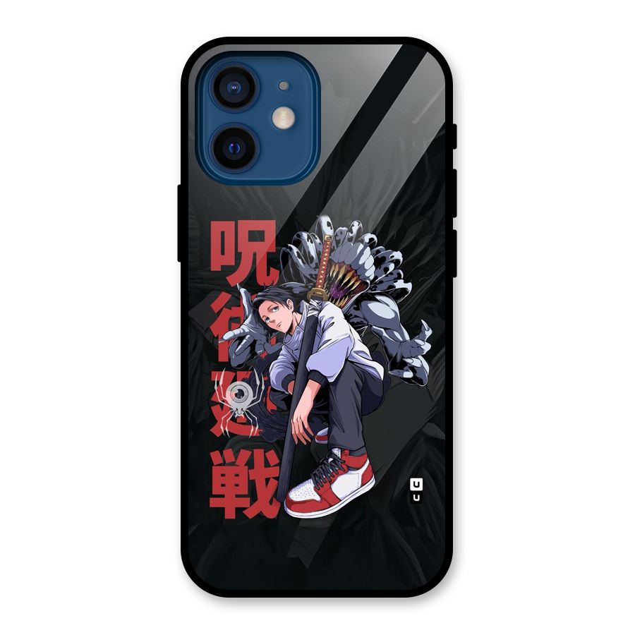 Yuta With Rika Glass Back Case for iPhone 12 Mini