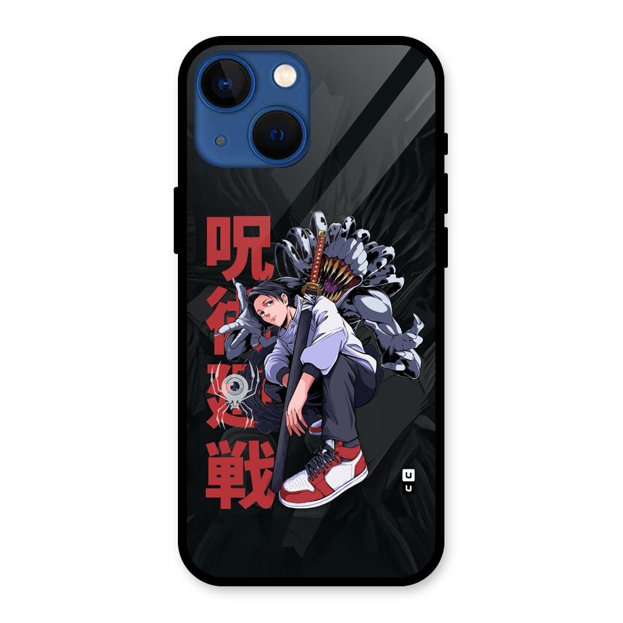 Yuta With Rika Glass Back Case for iPhone 13 Mini