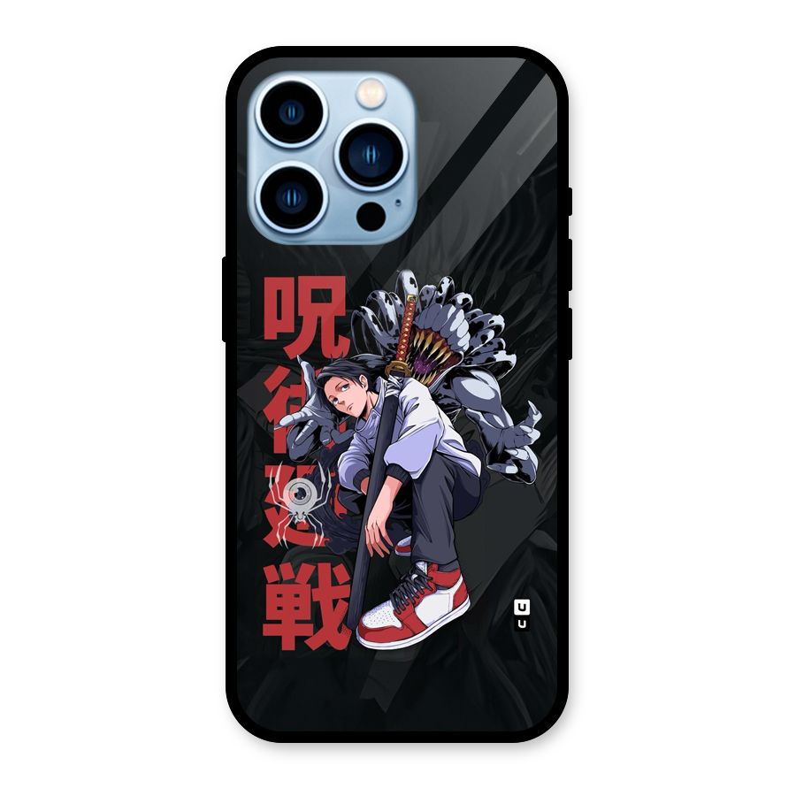 Yuta With Rika Glass Back Case for iPhone 13 Pro