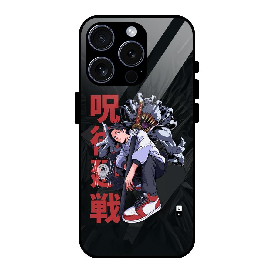 Yuta With Rika Glass Back Case for iPhone 15 Pro