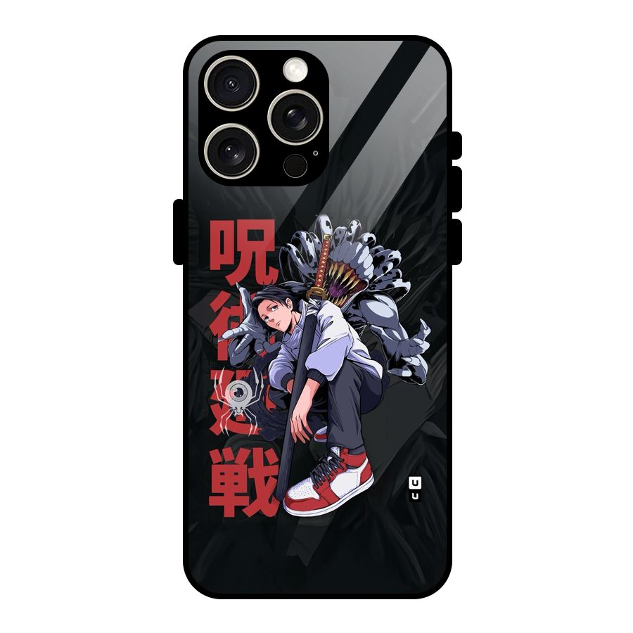 Yuta With Rika Glass Back Case for iPhone 15 Pro Max