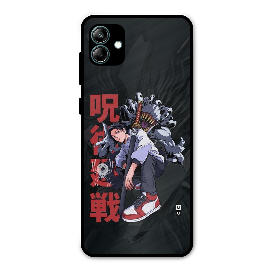 Yuta With Rika Metal Back Case for Galaxy A04