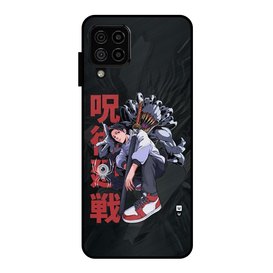 Yuta With Rika Metal Back Case for Galaxy A22 4G