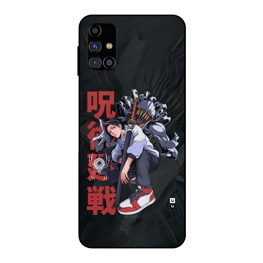 Yuta With Rika Metal Back Case for Galaxy M31s