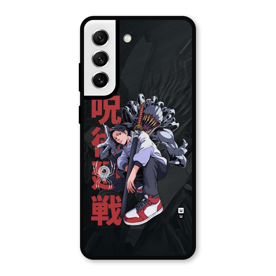 Yuta With Rika Metal Back Case for Galaxy S21 FE 5G