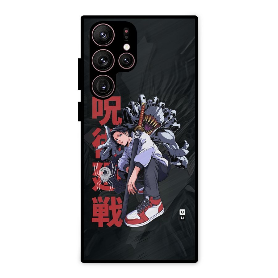 Yuta With Rika Metal Back Case for Galaxy S22 Ultra 5G