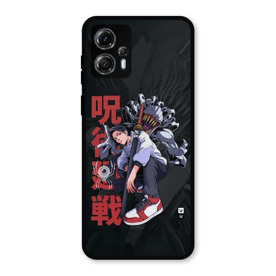 Yuta With Rika Metal Back Case for Moto G13