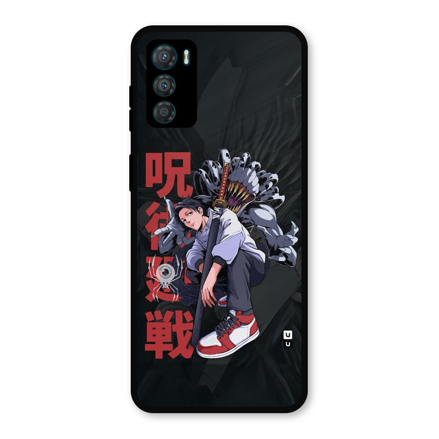 Yuta With Rika Metal Back Case for Moto G42