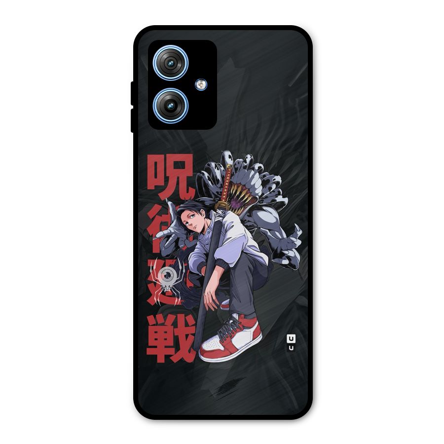Yuta With Rika Metal Back Case for Moto G54