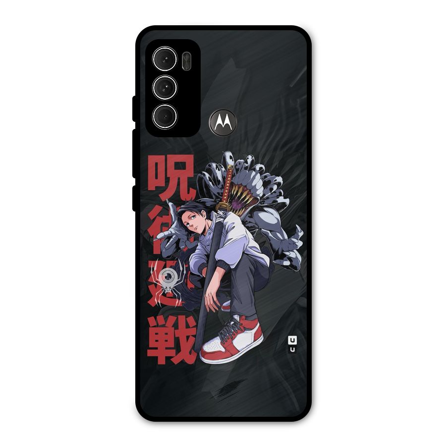 Yuta With Rika Metal Back Case for Moto G60