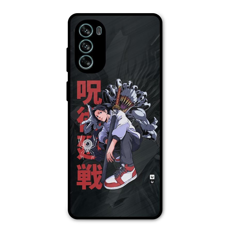 Yuta With Rika Metal Back Case for Moto G62