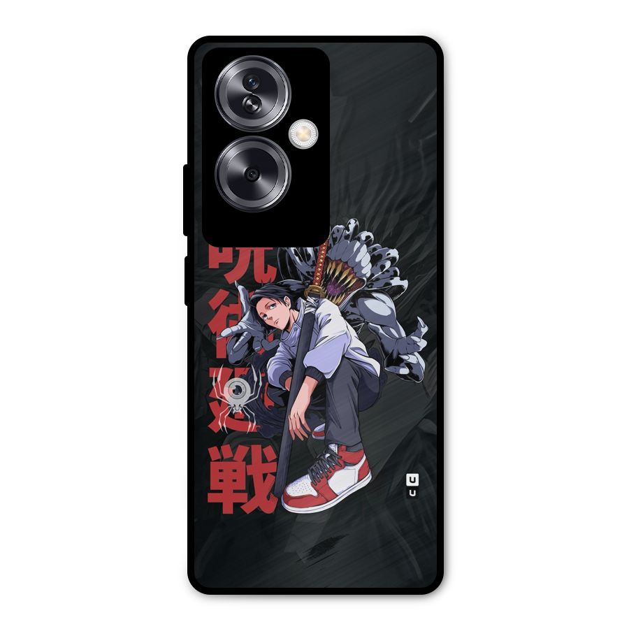 Yuta With Rika Metal Back Case for Oppo A79 5G