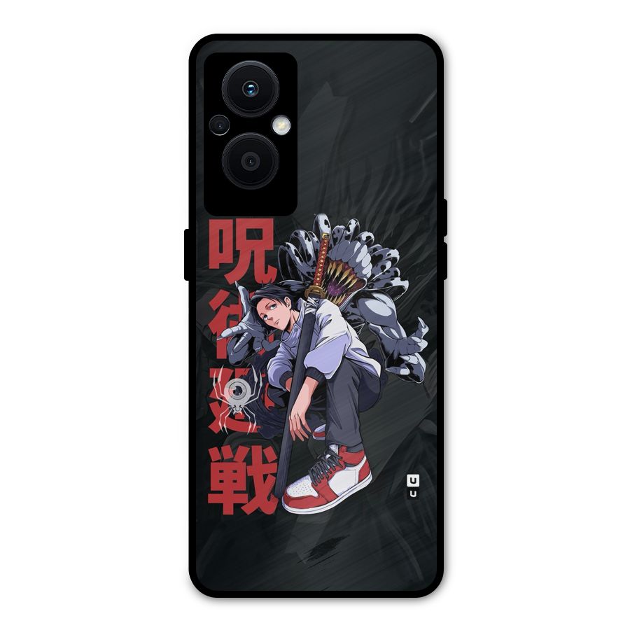 Yuta With Rika Metal Back Case for Oppo F21 Pro 5G