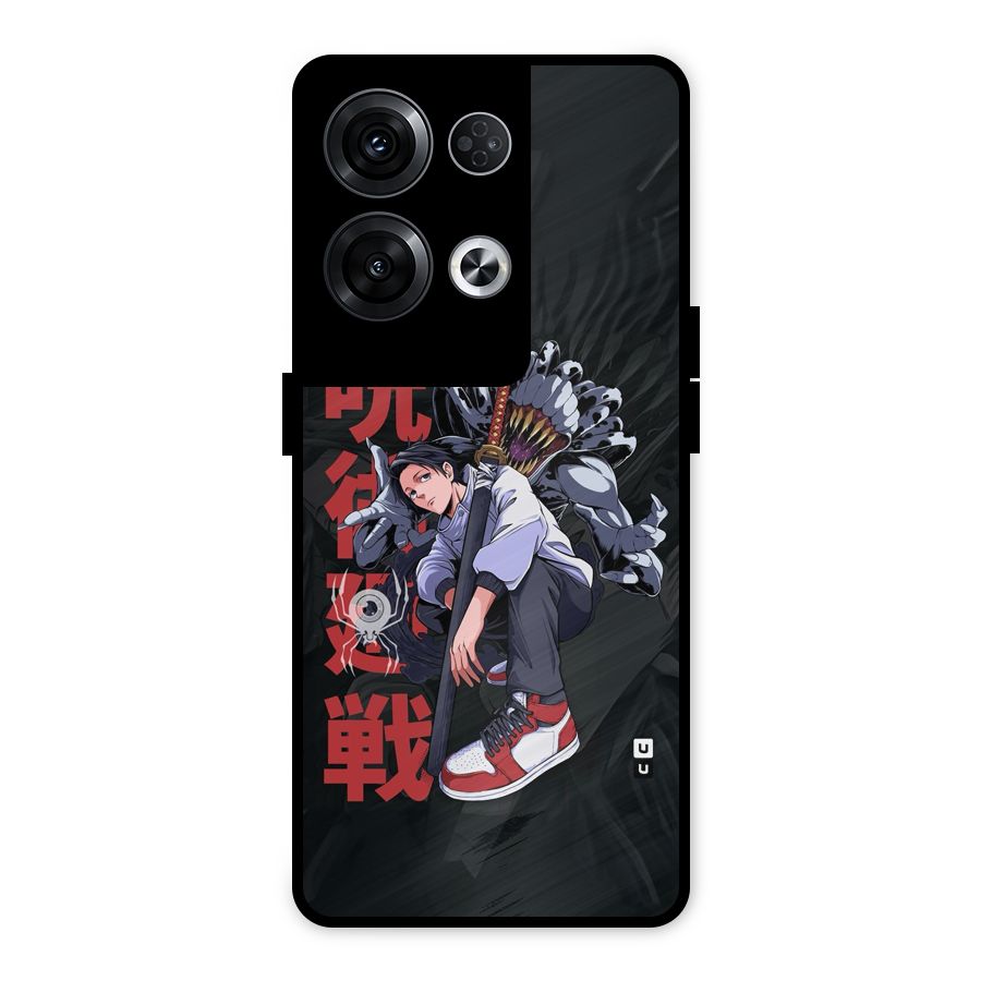 Yuta With Rika Metal Back Case for Oppo Reno8 Pro 5G