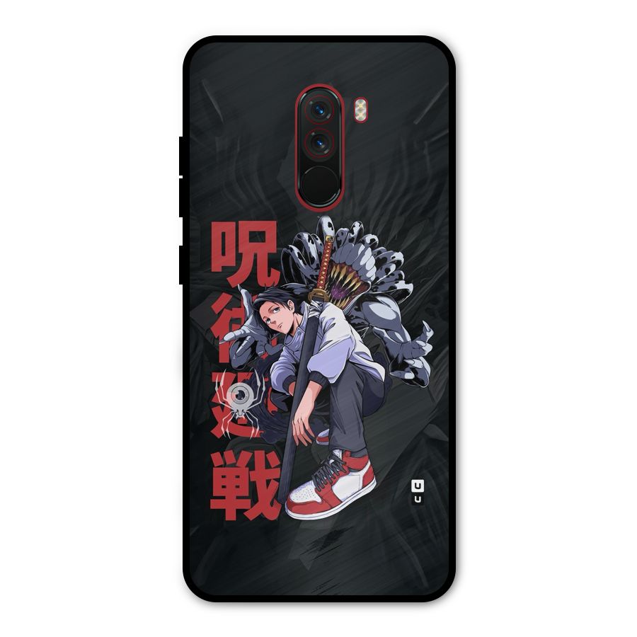 Yuta With Rika Metal Back Case for Poco F1