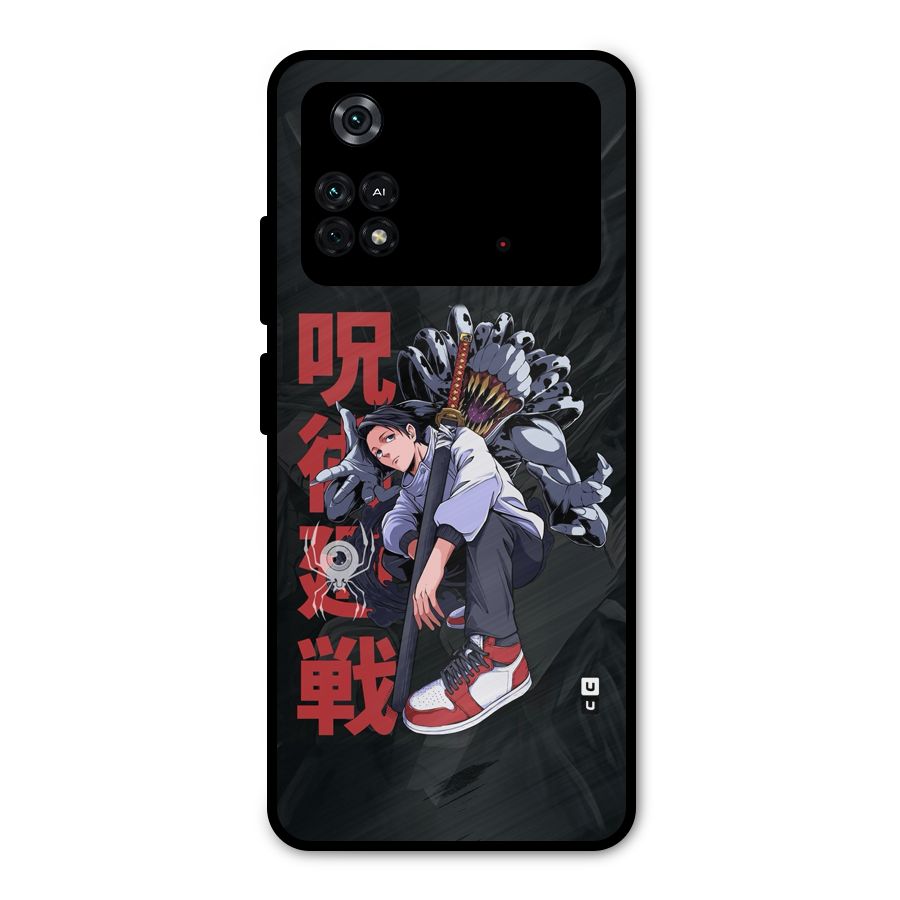 Yuta With Rika Metal Back Case for Poco M4 Pro 4G