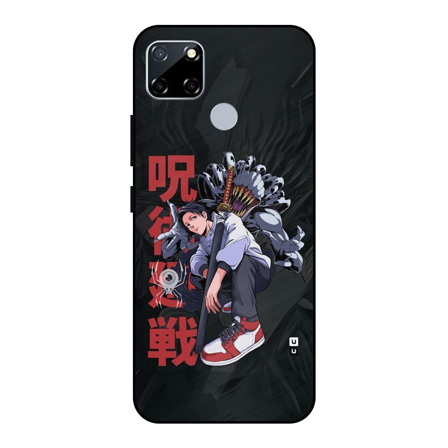 Yuta With Rika Metal Back Case for Realme Narzo 20