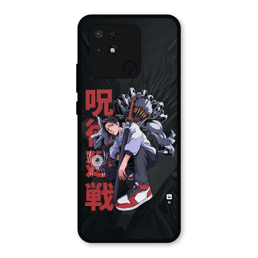 Yuta With Rika Metal Back Case for Redmi 10 Power