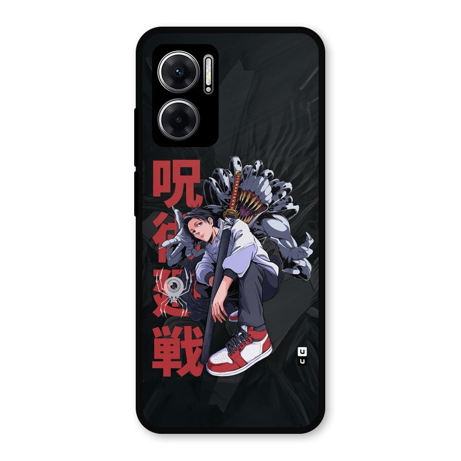 Yuta With Rika Metal Back Case for Redmi 11 Prime 5G