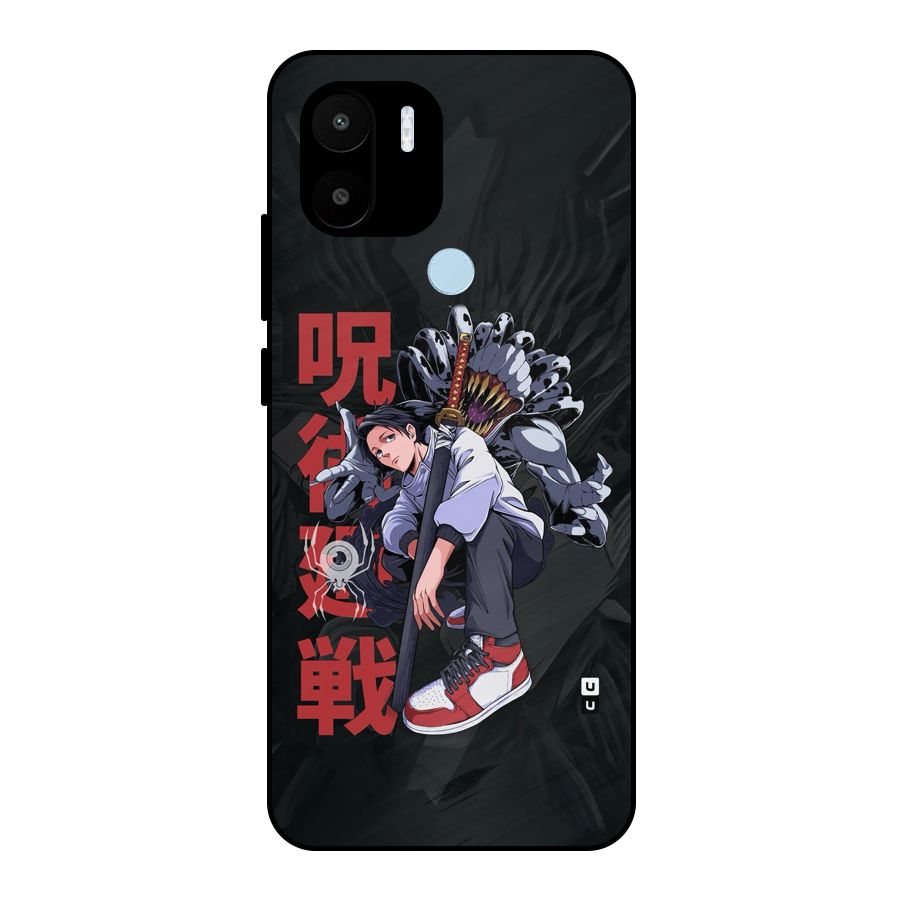 Yuta With Rika Metal Back Case for Redmi A1 Plus