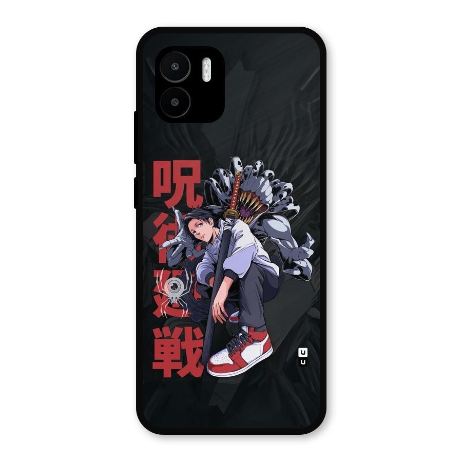 Yuta With Rika Metal Back Case for Redmi A2
