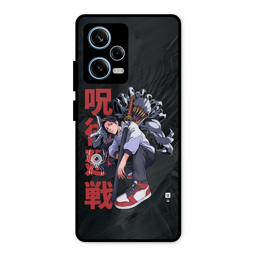 Yuta With Rika Metal Back Case for Redmi Note 12 Pro