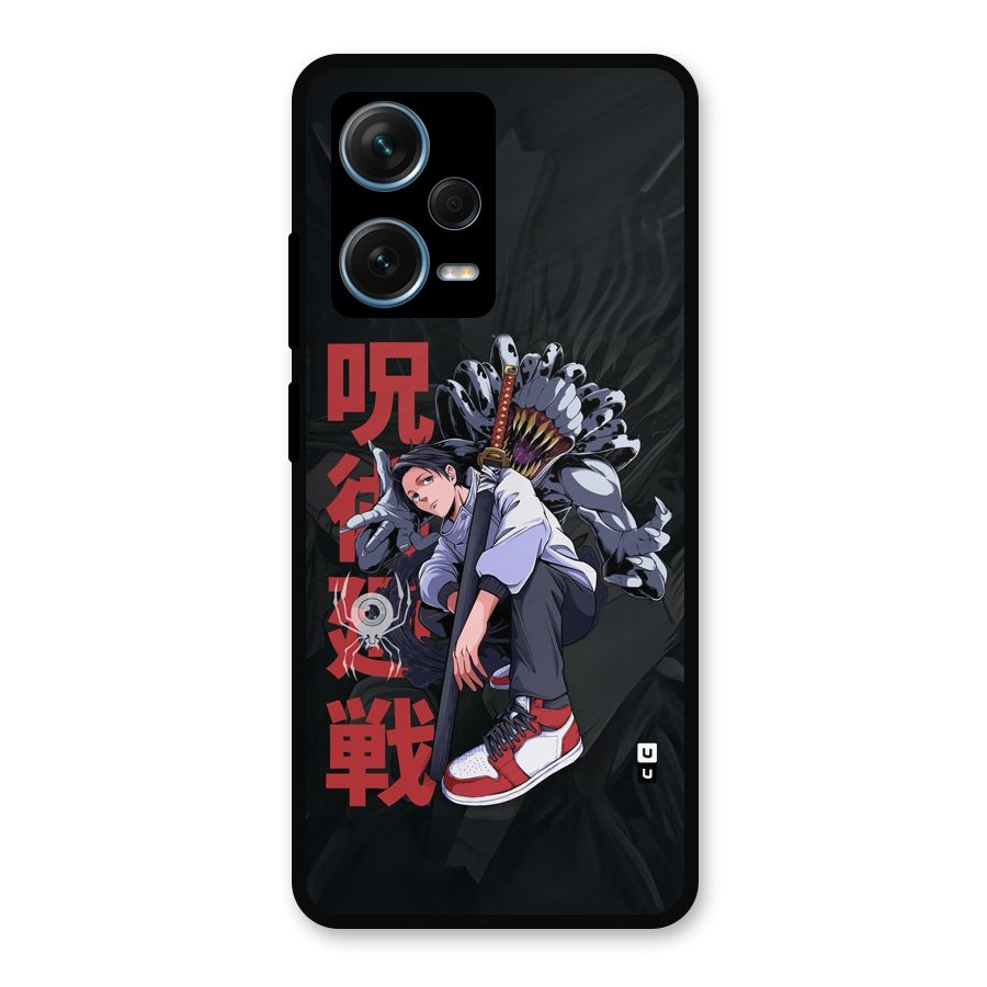 Yuta With Rika Metal Back Case for Redmi Note 12 Pro Plus 5G