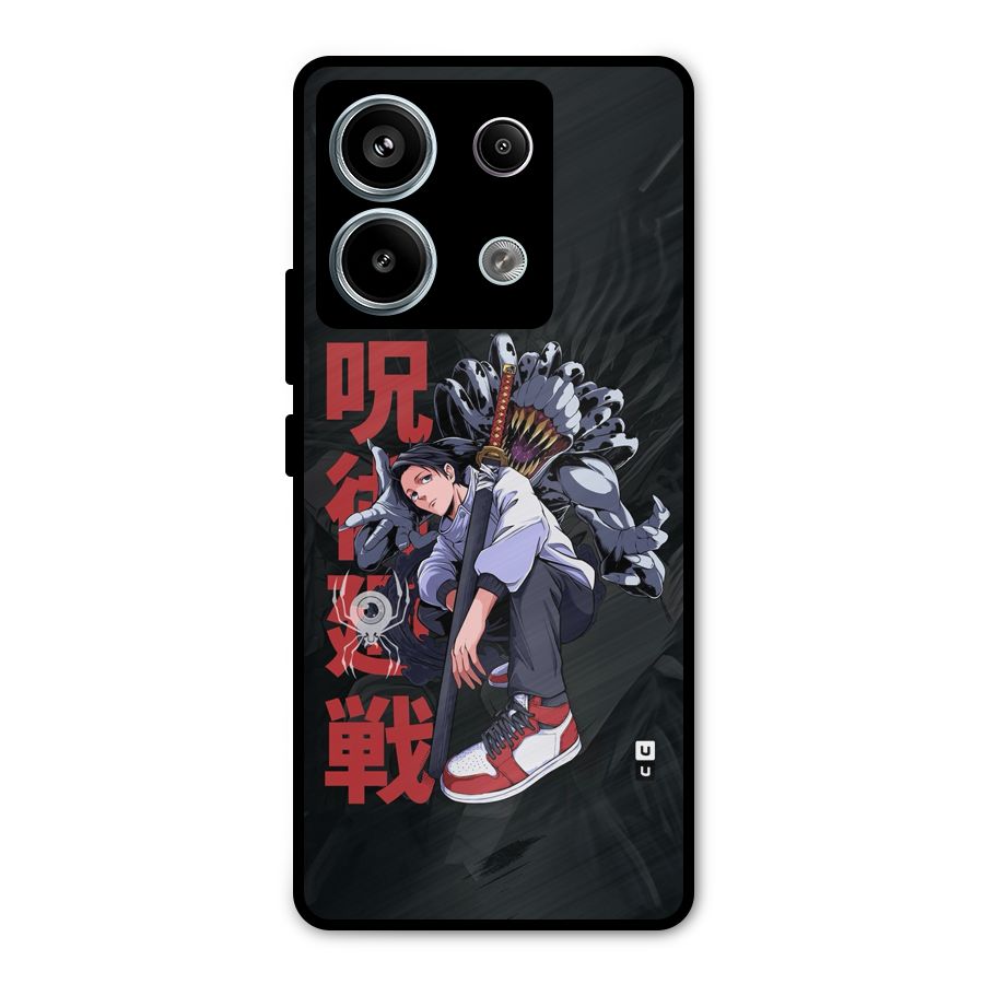 Yuta With Rika Metal Back Case for Redmi Note 13 Pro 5G