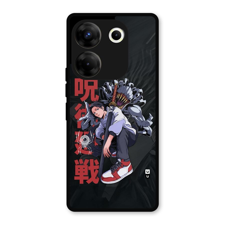 Yuta With Rika Metal Back Case for Tecno Camon 20 Pro