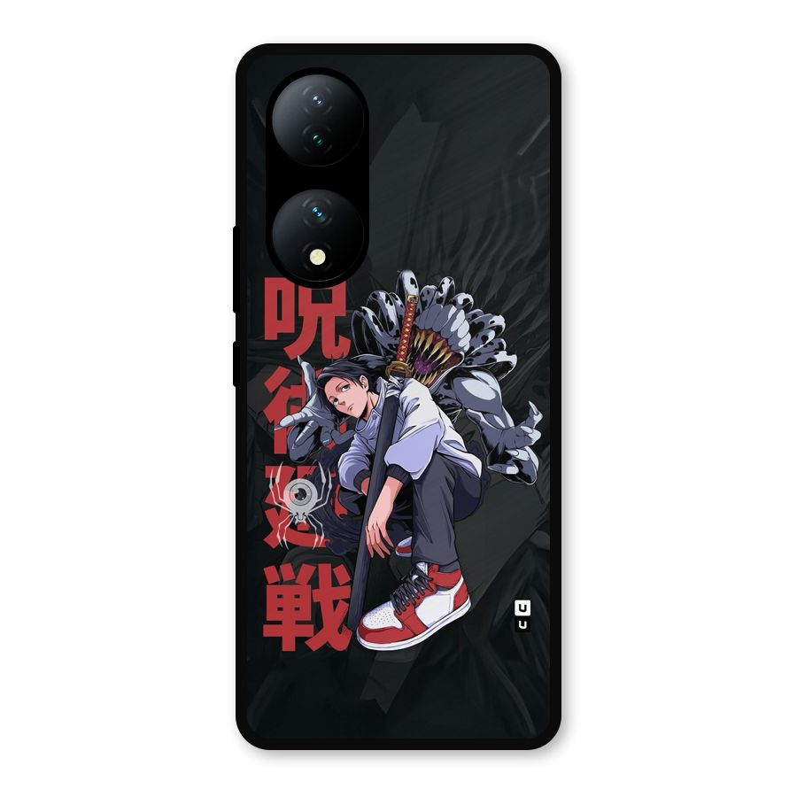 Yuta With Rika Metal Back Case for Vivo T2