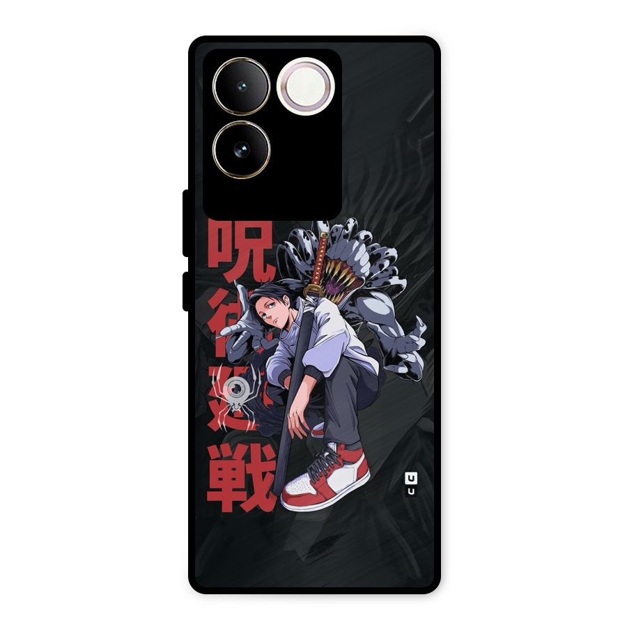 Yuta With Rika Metal Back Case for Vivo T2 Pro