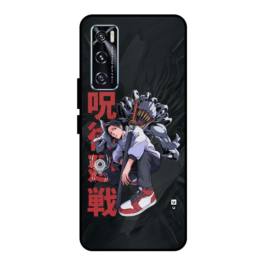 Yuta With Rika Metal Back Case for Vivo V20 SE