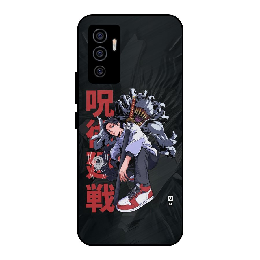 Yuta With Rika Metal Back Case for Vivo V23e