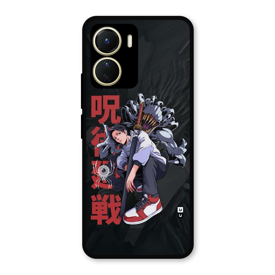 Yuta With Rika Metal Back Case for Vivo Y16