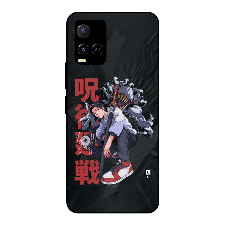 Yuta With Rika Metal Back Case for Vivo Y21T