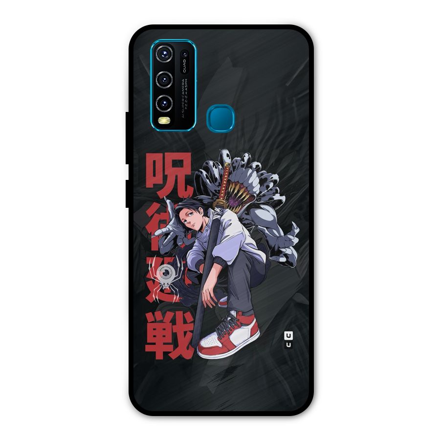 Yuta With Rika Metal Back Case for Vivo Y30