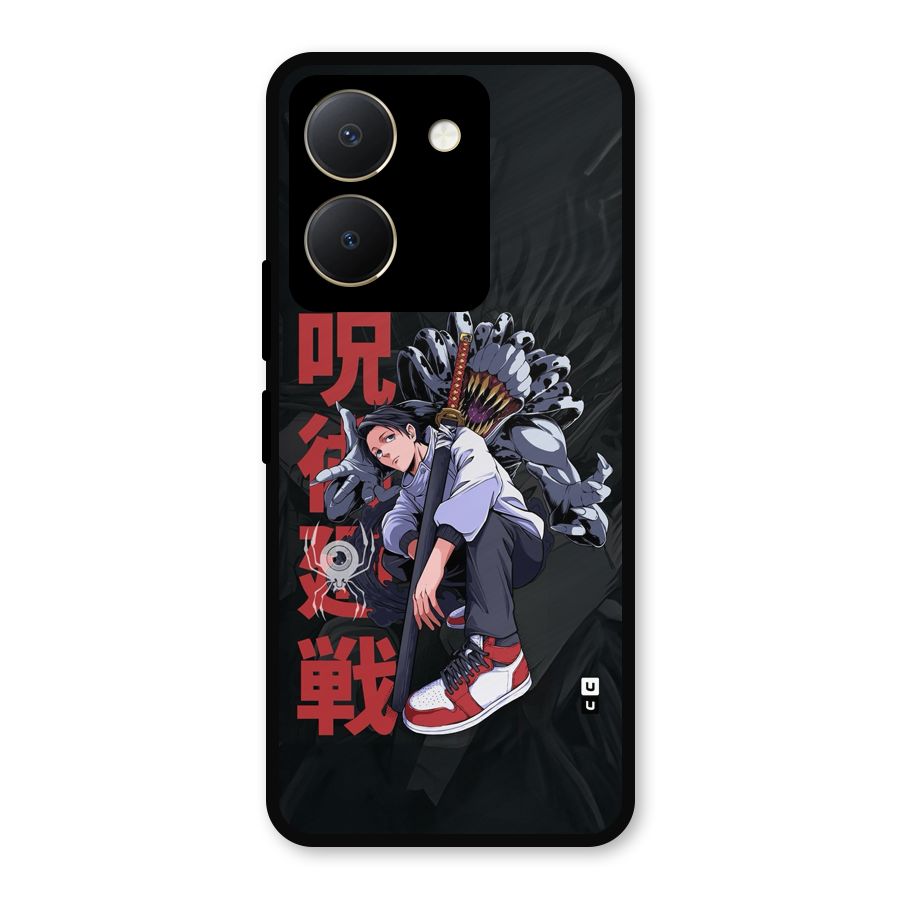 Yuta With Rika Metal Back Case for Vivo Y36