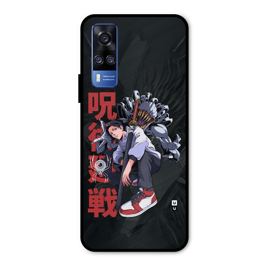 Yuta With Rika Metal Back Case for Vivo Y51A