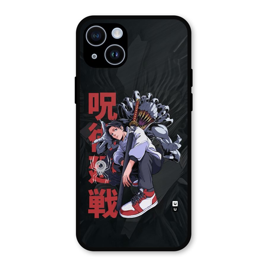 Yuta With Rika Metal Back Case for iPhone 14