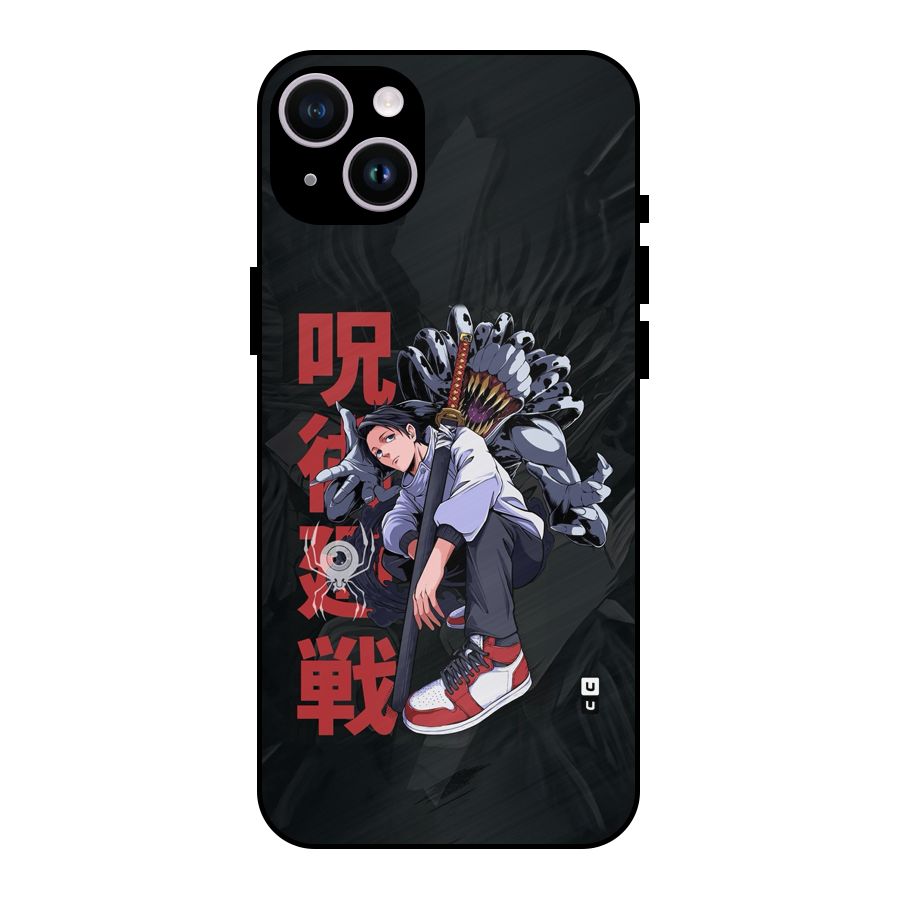 Yuta With Rika Metal Back Case for iPhone 14 Plus
