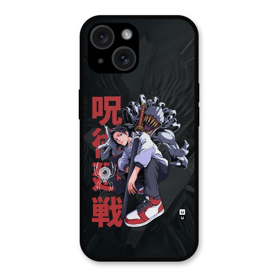 Yuta With Rika Metal Back Case for iPhone 15