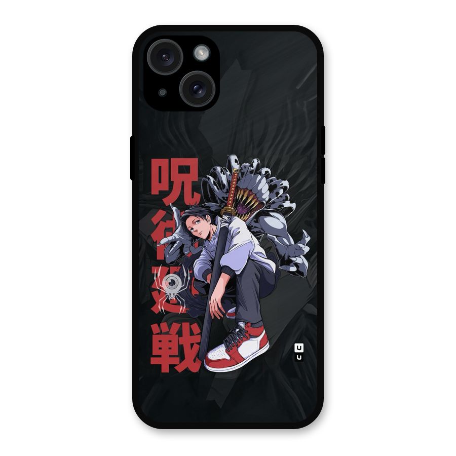 Yuta With Rika Metal Back Case for iPhone 15 Plus