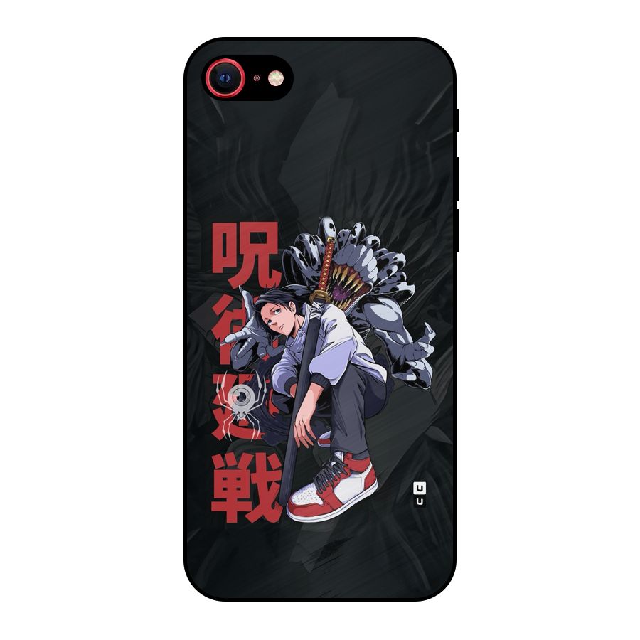 Yuta With Rika Metal Back Case for iPhone SE 2022