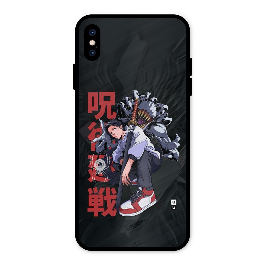 Yuta With Rika Metal Back Case for iPhone XS Max