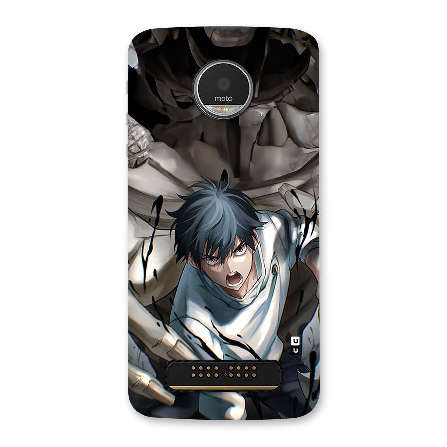 Yuta in the Battle Back Case for Moto Z Play