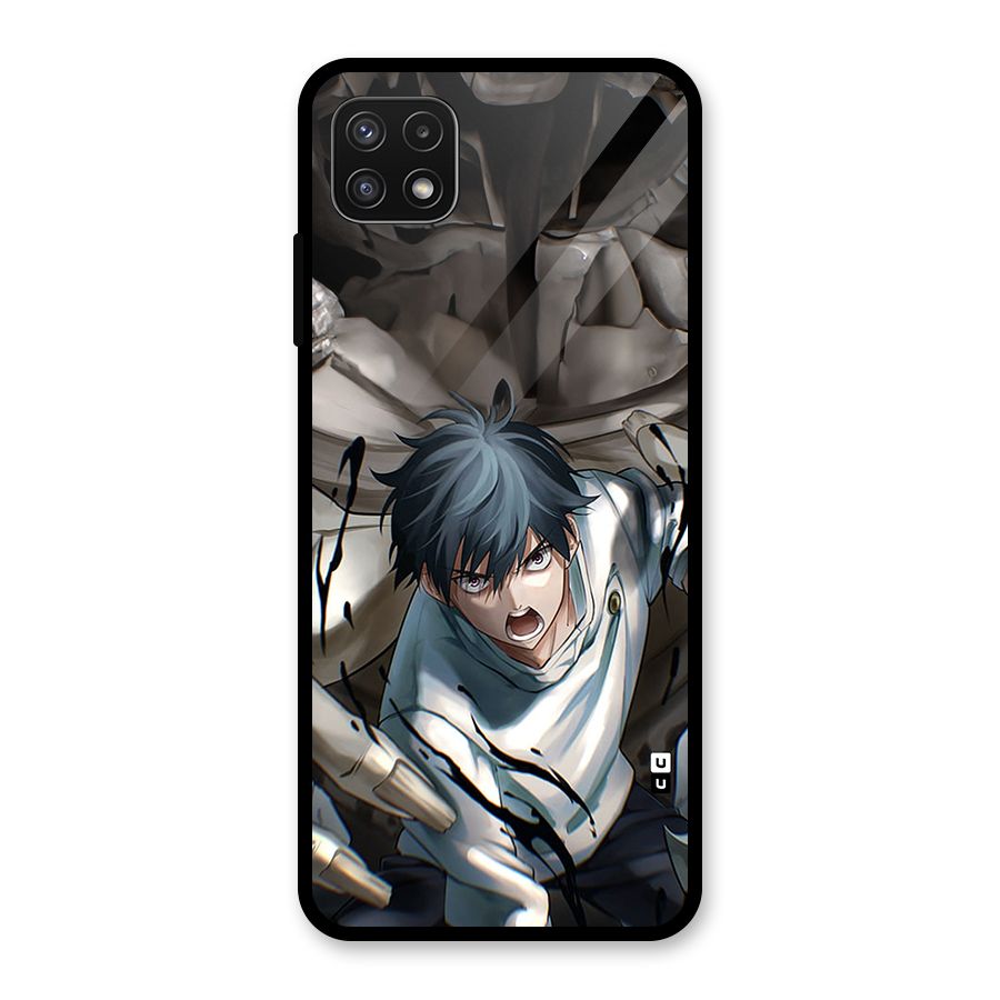 Yuta in the Battle Glass Back Case for Galaxy A22 5G